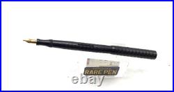 Rare Vintage Edison 2 1/2 BCHR COIN FILLER Fountain Pen 14K Med nib MINT