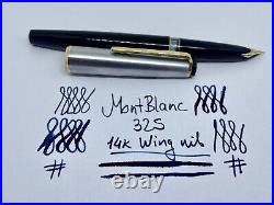 Rare Vintage MONTBLANC 32S 32 S Fountain Pen-14k M- Medium Nib-Germany- SERVICED