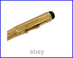 Rare Vintage Montblanc Gold R Eyedropper Fountain Pen 1920