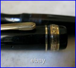 Rare Vintage Montblanc Meisterstück 144 Fountain Pen Solid Gold 14 C Nib