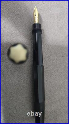 Rare Vintage Montblanc No. 1 Octagonal Safety Pen 14K Gold No. 1 Nib