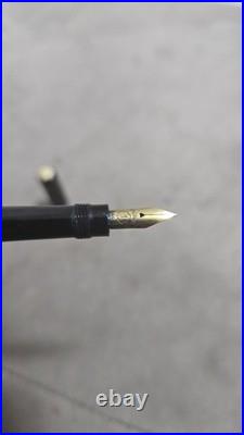 Rare Vintage Montblanc No. 1 Octagonal Safety Pen 14K Gold No. 1 Nib