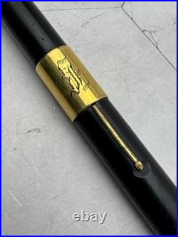 Rare Vintage Paul E Wirt Fountain Pen 14K Gold Semi Flex Nib Lever Fill Band