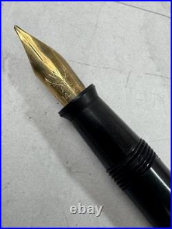 Rare Vintage Paul E Wirt Fountain Pen 14K Gold Semi Flex Nib Lever Fill Band