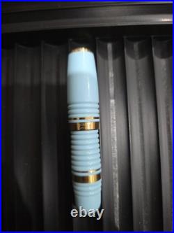 Rare Vintage Platinum GLAMOUR Pg-3400 Light Blue Fountain Pen Medium Nib