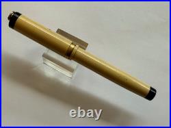 Rare Vintage Ring Top John Holland JEWEL Fountain Pen, White, New Sac, Great