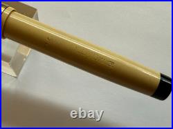 Rare Vintage Ring Top John Holland JEWEL Fountain Pen, White, New Sac, Great