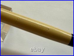 Rare Vintage Ring Top John Holland JEWEL Fountain Pen, White, New Sac, Great