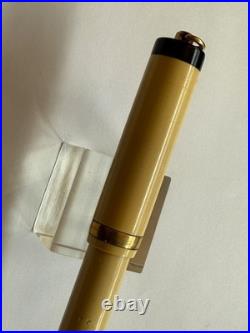 Rare Vintage Ring Top John Holland JEWEL Fountain Pen, White, New Sac, Great