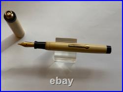 Rare Vintage Ring Top John Holland JEWEL Fountain Pen, White, New Sac, Great