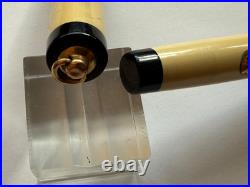 Rare Vintage Ring Top John Holland JEWEL Fountain Pen, White, New Sac, Great