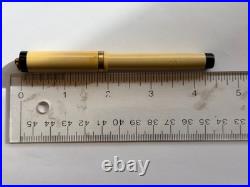Rare Vintage Ring Top John Holland JEWEL Fountain Pen, White, New Sac, Great