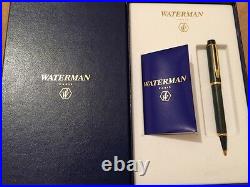 Rare Vintage Waterman Man 200 Green Wood Ballpoint Pen-new Old Stock-mint