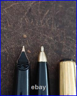 Rare Vtg Columbus Fountain Pen And BP (14 CT Gold Nib)