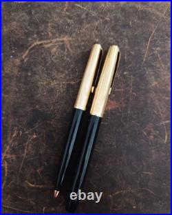 Rare Vtg Columbus Fountain Pen And BP (14 CT Gold Nib)