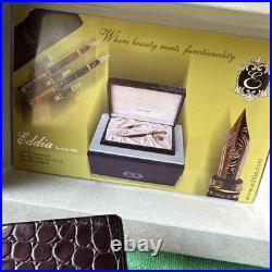 Rare Vtg Fountain Pen / Ball 14 Kt STATED EXOTIC MUST C Luxury Beverly Hills #G