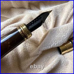 Rare Vtg Fountain Pen / Ball 14 Kt STATED EXOTIC MUST C Luxury Beverly Hills #G