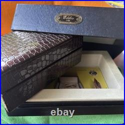 Rare Vtg Fountain Pen / Ball 14 Kt STATED EXOTIC MUST C Luxury Beverly Hills #G