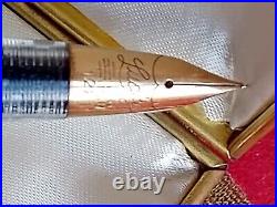 ++ Rare Vtg Fountain Pen Lucky Gold Nib 12K Vintage China 1960's original box