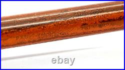 Rare Waterman 52 1/2 Pen, Red Mottled Hard Rubber, Springy, 14k Med Nib, Canada