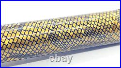 Rare! Waterman 92 Pen, Brown Lizard Skin, Springy, 14k Fine Nib, Canada