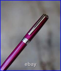 Rare Waterman Exception Fountain Pen Pink Lacquer 18 Carat Solid Gold Nib Rare Waterman Exception Fountain Pen Pink Lacquer 18 Carat Solid Gold Nib