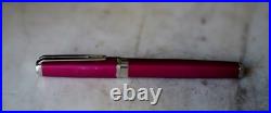 Rare Waterman Exception Fountain Pen Pink Lacquer 18 Carat Solid Gold Nib Rare Waterman Exception Fountain Pen Pink Lacquer 18 Carat Solid Gold Nib