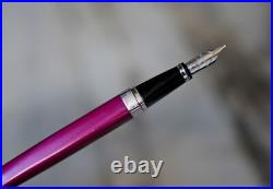 Rare Waterman Exception Fountain Pen Pink Lacquer 18 Carat Solid Gold Nib Rare Waterman Exception Fountain Pen Pink Lacquer 18 Carat Solid Gold Nib