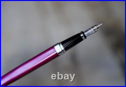 Rare Waterman Exception Fountain Pen Pink Lacquer 18 Carat Solid Gold Nib Rare Waterman Exception Fountain Pen Pink Lacquer 18 Carat Solid Gold Nib