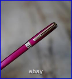 Rare Waterman Exception Fountain Pen Pink Lacquer 18 Carat Solid Gold Nib Rare Waterman Exception Fountain Pen Pink Lacquer 18 Carat Solid Gold Nib