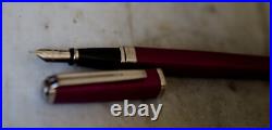 Rare Waterman Exception Fountain Pen Pink Lacquer 18 Carat Solid Gold Nib Rare Waterman Exception Fountain Pen Pink Lacquer 18 Carat Solid Gold Nib