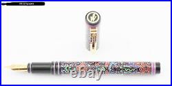Rare Waterman Forum Fountain Pen in potpourri design with M-nib (from the 1980s)