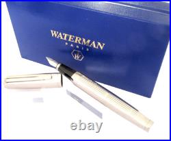 Rare Waterman Fountain Pen In Silver Exceptional Model New Old Stock GIL6