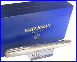 Rare Waterman Fountain Pen In Silver Exceptional Model New Old Stock GIL6