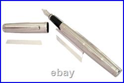 Rare Waterman Fountain Pen In Silver Exceptional Model New Old Stock GIL6