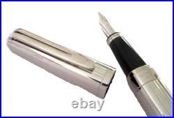 Rare Waterman Fountain Pen In Silver Exceptional Model New Old Stock GIL6