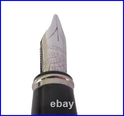 Rare Waterman Fountain Pen In Silver Exceptional Model New Old Stock GIL6