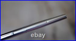 Rare Waterman Man Super 6 Metal Chrome Fountain Pen 18 Carat Solid Gold Nib