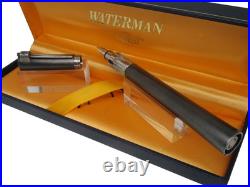 Rare Waterman Serenity Fountain Pen In Titanium And Silver New Stock Gil9
