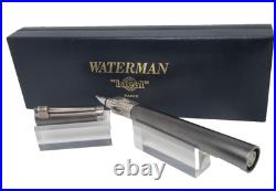 Rare Waterman Serenity Fountain Pen In Titanium And Silver New Stock Gil9