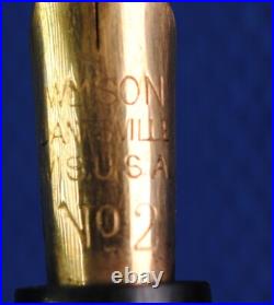 Rare Williamson Bchr Fountain Pen Brown Eyedropper 14k Williamson Nib E Rare Williamson Bchr Fountain Pen Brown Eyedropper 14k Williamson Nib E