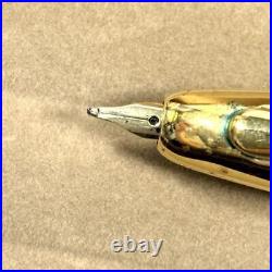 Rare, discontinued PILOT CAPLESS fountain pen, fine nib, F, 18K