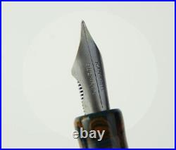 Rare ebonite fountain pen with Titanium flex nib collectible limited piece