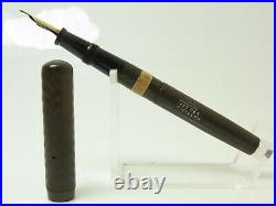 Rare & nice antique BCHR REXALL fountain pen flexy 14ct F nib Freshly serviced