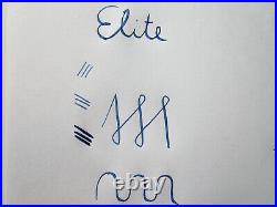 Rare restored ELITE-MEISTERKLASSE fountain pen semi flex 14ct OM nib