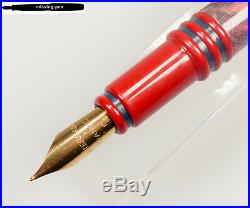 Rare vintage Waterman FORUM Fountain Pen Expression Red from 1993 with F nib