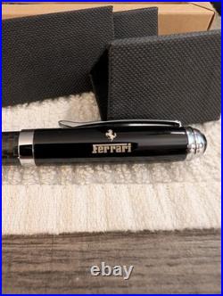 Rare with triangle boxcross Century ll Scuderia Ferrari Black carbon fiber Pen