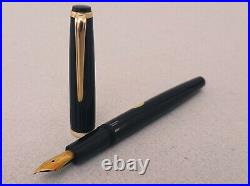 Reform 4251 Black Piston Fountain Pen14k F to BBB Flex Nib Rare Vintage Mint