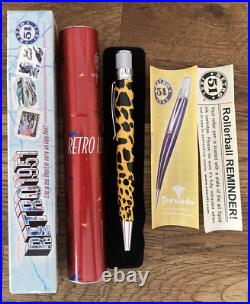 Retro 1951 Tornado Rollerball Pen Leopard Print VRR-1962, Extremely Rare NIB
