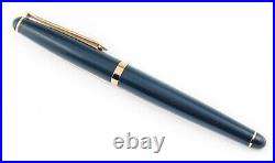 Retro 51 200 Series Blue Fountain Pen Fine Nib Rare Cr. 1990's